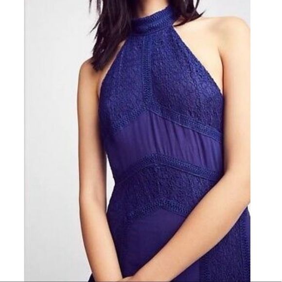 NWT Free People Sweet Talkin’ Halter-Neck Jumpsuit - Picture 4 of 5